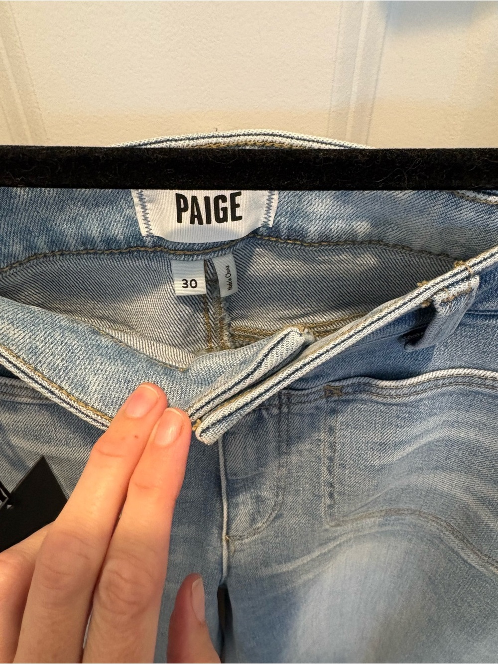 PAIGE Anessa Front Yoke High-Rise Wide-Leg Jeans -Size 30P, Brand New! - Picture 6 of 11